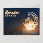 Ramadan Mubarak | Ramadan Kareem Holiday Postcard Postkarte (Vorderseite)