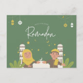 Ramadan Mubarak | Ramadan Kareem Holiday  Postcard Postkarte (Vorderseite)