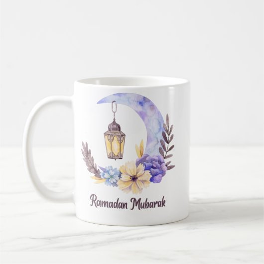 Ramadan Mubarak | Ramadan Kareem Kaffeetasse (Links)