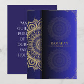 Ramadan Mubarak Ramadan-Wünsche Feiertagskarte (Vorne/Hinten)