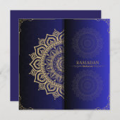 Ramadan Mubarak Rmadan wünscht Feiertagskarte (Vorne/Hinten)