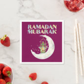 Ramadan Mubarak Serviette (Beispiel)