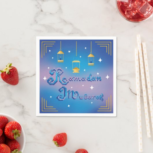 Ramadan Mubarak Serviette (Beispiel)