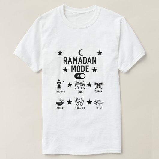 Ramadan Mubarak T-Shirt (Design vorne)