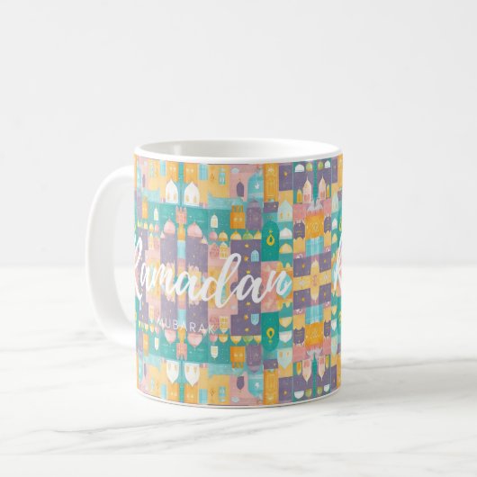Ramadan Mubarak Tasse (Vorderseite Links)
