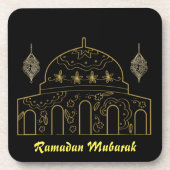 Ramadan Mubarak Throw Pillow Getränkeuntersetzer (Vorderseite)