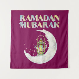 Ramadan Mubarak Wandteppich