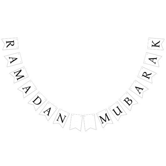 Ramadan Mubarak Wimpelkette (Alle)
