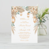 Ramadan muslim Hochzeit Einladungen (Stehend Vorderseite)