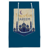 Ramadan Nachtbeste Verkäufer Medium Geschenktasche Mittlere Geschenktüte (Rückseite)