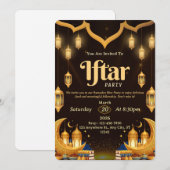 Ramadan Nights: Join Us for a Special Iftar Gather Einladung (Vorne/Hinten)