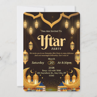 Ramadan Nights: Join Us for a Special Iftar Gather Einladung