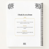 Ramadan Notebook-Planer, für Dua, Essen, Tore Notizblock (Rückseite)
