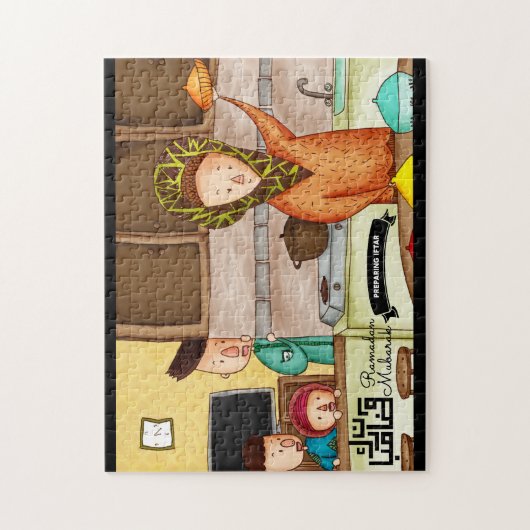 Ramadan Puzzle Vorbereitung Iftar (Vertikal)