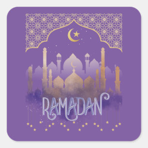 Ramadan Quadratischer Aufkleber