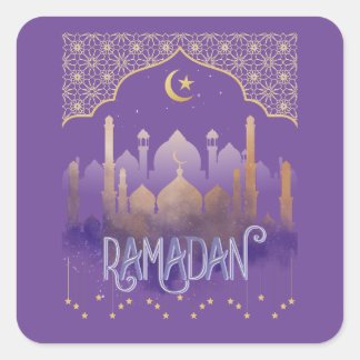 Ramadan Quadratischer Aufkleber