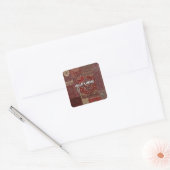 Ramadan Quadratischer Aufkleber (Umschlag)