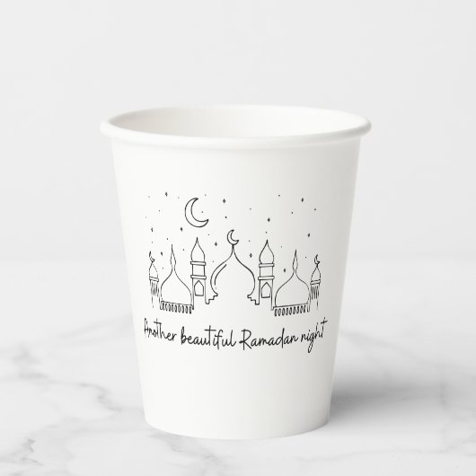 RAMADAN RAMADAN KAREEM RAMADAN MUBARAK PAPPBECHER (Vorderseite)