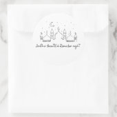 RAMADAN RAMADAN KAREEM RAMADAN MUBARAK RUNDER AUFKLEBER (Tasche)