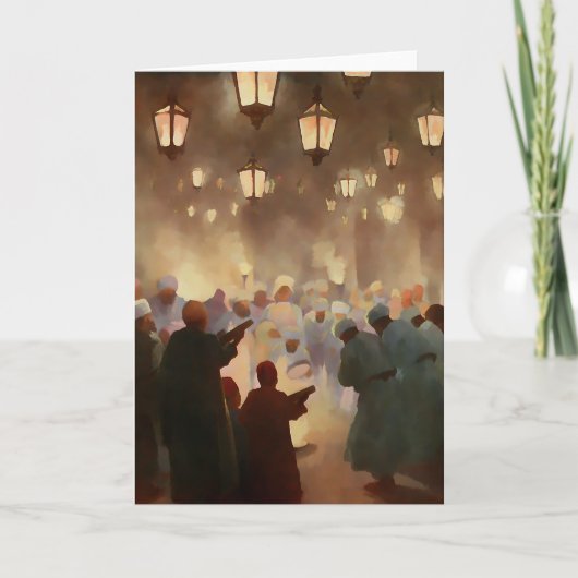 Ramadan scene from 1902 -painting karte (Vorderseite)