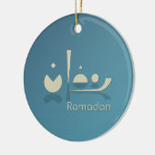 Ramadan Serenity (dunkel) Keramik Ornament (Links)