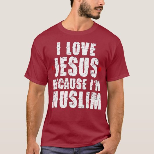 Ramadan Shirt Mubarak Quran I Liebe Jesus Muslim (Vorderseite)