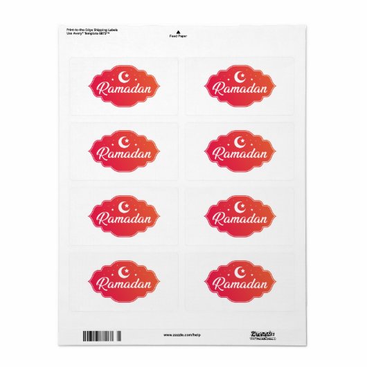 Ramadan Sticker (Vorne)