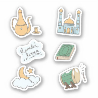 RAMADAN STICKERS AUFKLEBER