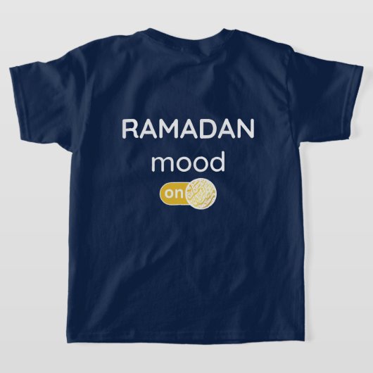 Ramadan-Stimmung auf dem Fasten der Islamischen T-Shirt (AblageHinten)