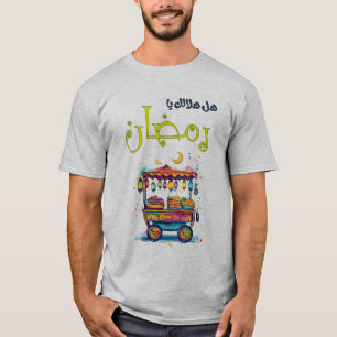Ramadan Street Food Cart   Signalleuchten T-Shirt