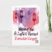 Ramadan Wishes Karte (Vorderseite)