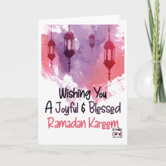 Ramadan Wishes Karte (Vorderseite)