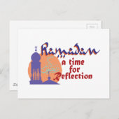 Ramadan Zeit zum Nachdenken Postkarte (Vorne/Hinten)