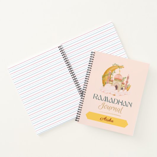 Ramadan Zeitschrift rosa Moschee Notizblock (Innenseite)