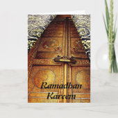 Ramadhan Kareem islamischer Grußkarte Karte (Vorderseite)