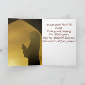 Ramadhan Kareem islamischer Grußkarte Karte (Innenseite)