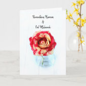 Ramadhan Kareem und Eid al Mubarak Card Karte (Gelbe Blume)