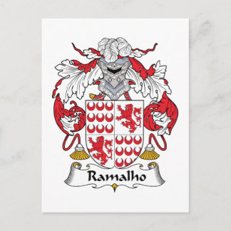 Ramalho Familienwappen Postkarte