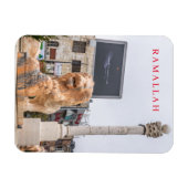 Ramallah Al-Manara Square View Kühlschrankmagnet Magnet (Horizontal)