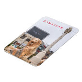 Ramallah Al-Manara Square View Kühlschrankmagnet Magnet (Linke Seite)