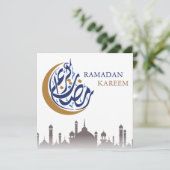 Raman Kareem Feiertagskarte (Stehend Vorderseite)