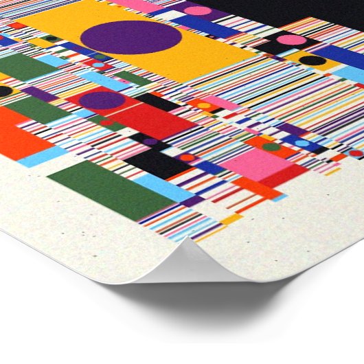 Ramanujan numbers Pattern Design  Poster (Ecke)