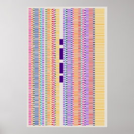 Ramanujan numbers Pattern Design  Poster