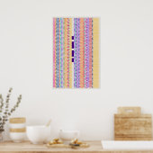 Ramanujan numbers Pattern Design  Poster (Küche)