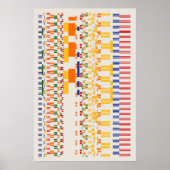 Ramanujan numbers Pattern  Poster (Vorne)