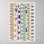 Ramanujan Numbers Pattern  Poster (Vorne)