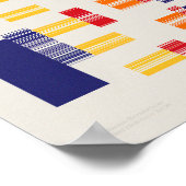 Ramanujan numbers Pattern  Poster (Ecke)