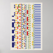 Ramanujan numbers Pattern  Poster (Vorne)