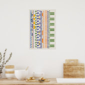 Ramanujan numbers Pattern  Poster (Küche)