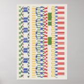 Ramanujan Numbers Pattern  Poster (Vorne)
